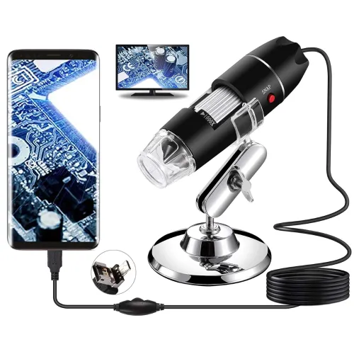 USB Digital Microscope, Bysameyee Handheld 40X-1000X Magnification Endoscope, 8 LED Mini Video Camera for Windows 7/8/10 Mac Linux Android (with OTG) (Digital Microscope) USB Digital Microscope, Bysameyee Handheld 40X-1000X Magnification Endoscope, 8 LED Mini Video Camera for Windows 7/8/10 Mac Linux Android (with OTG) (Digital Microscope)
