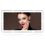 Car Vanity Mirror with LED Lights, Rechargeable 2000 mAh, 3 Light Modes with Dimmable Touch Control, Sun Visor Mirror for Makeup, Grooming and Driving