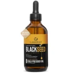 CARAWAY Black Seed Oil Edible – Kalonji Oil – 4 oz / 118 ml | Contains Active Thymoquinone for Immunity Boost and Hair Growth | One Time Cold Pressed | For Oral and Topical Use | Glass Bottle | FSSAI Certified