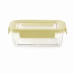 CELLO Stylelock Pet Storage Container for Kitchen 970 ml Baby Green | Freezer & Fridge Safe Stackable Airtight Kitchen Storage Container Jar Box Set for Biscuits Bread Coffee Fruits Pasta Flour Spices