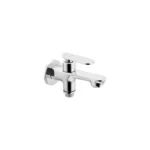 CERA Brooklyn 2 Way Bib Cock Single Handle Wash Basin Water Tap | Sink Faucet | Water Saving Features | Wall Mount | Chrome Finish | Durable and Reliable Premium Solid Brass | F1018163CH