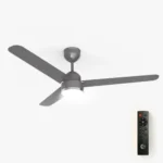 CG AeroSwift Prime Ceiling Fan (1200mm) | High speed BLDC Motor | 5 star rated | LED Downlight | Saves upto 60% Electricity bill | 3+2 Year Warranty |Superior Air Delivery | Glossy Grey