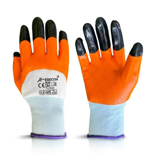 Cinagro Reusuable Garden Gloves for Gardening Work, Plant Care, Orange Cinagro Reusuable Garden Gloves for Gardening Work, Plant Care, Orange
