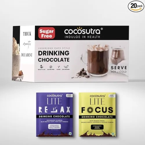 COCOSUTRA Sugar-Free Drinking hot Chocolate powder, 400g COCOSUTRA Sugar-Free Drinking hot Chocolate powder, 400g