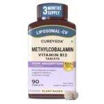 Cureveda Liposomal Vitamin B12 1500 mcg Tablets, 90 Count
