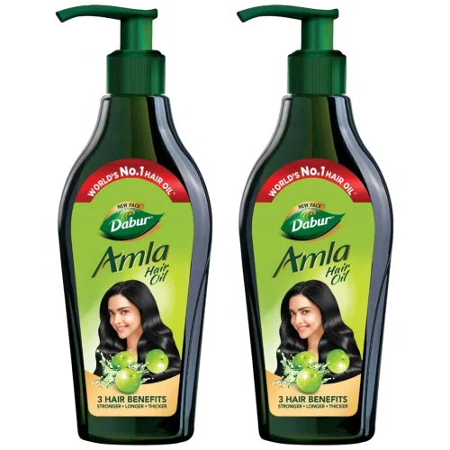 Dabur Amla Hair Oil – 550 ml | For Strong, Long and Thick hair | Nourishes Scalp | Controls Hair Fall, Strengthens Hair & Promotes Hair Growth (Pack of 2) Dabur Amla Hair Oil – 550 ml | For Strong, Long and Thick hair | Nourishes Scalp | Controls Hair Fall, Strengthens Hair & Promotes Hair Growth (Pack of 2)