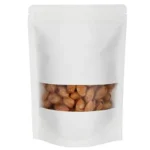 Deera White Matte Laminated Ziplock Stand Up Pouch 100x170mm – Food Grade Reusable Airtight – Durable Leakproof Resealable – Pack of 100