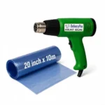 Delivery Pax 2000W Heat Gun Machine and PVC Shrink 20inch x 10m Dual Temperature WITH 3 MONTHS WARRANTY | Hot Gun Machine for Packing| Heat Gun for Shrink Wrapping| Hot Air Gun for Paint Remova