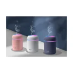 DesiDiya Humidifier for Home Office & Small Rooms Small Diffuser for Room Frehness with RGB LED Colorful Light | Oil Diffuser Electric (Fragrance Oil & Liquid Not Included), 300ml, Random Color