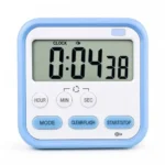 Digital Kitchen Timer & Stopwatch | Large LCD Display, 24-Hour Countdown Timer with Loud Alarm & Flashing Light | Magnetic Back & Retractable Stand | Study, Cooking, Baking, Office & Gym