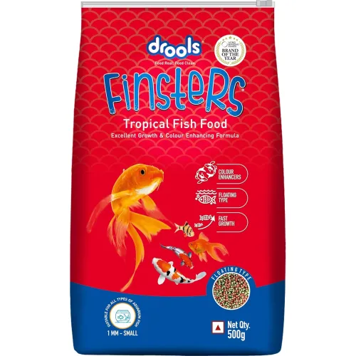 Drools Finsters Tropical Fish Food 1mm 500g Pouch Drools Finsters Tropical Fish Food 1mm 500g Pouch