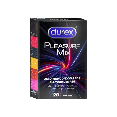 Durex 5 in 1 Pleasure Pack | Assorted Condoms | 20 units Durex 5 in 1 Pleasure Pack | Assorted Condoms | 20 units