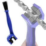 Eliane Universal Multi Purpose Bike Chain Cleaner Brush Motorcycle Cycle Soft & Long Bristles Ideal for Quick Cleaning of Cycles Motorcycles Bikes Gear Shifter Washer (Blue-1Pcs)