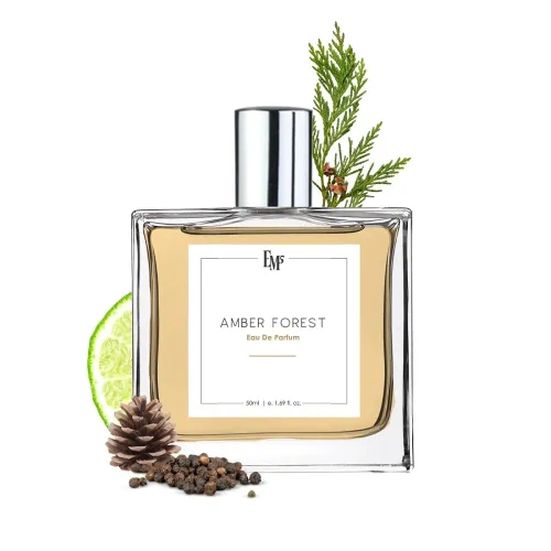 EM5 Amber Forest Perfume for Men | Amber Woody Warm Spicy Smoky Fragrance | 50 ml Eau de Parfum Spray | Luxury Gift for Him EM5 Amber Forest Perfume for Men | Amber Woody Warm Spicy Smoky Fragrance | 50 ml Eau de Parfum Spray | Luxury Gift for Him