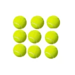Facto Power Resin Soft Cricket Solid, Light Weight, Tennis Balls Practice, Training for All Age Group, Recommended for Indoor/Outdoor Street & Beach (Pack of Nine) (Color : Green)(Model:Spiro)