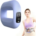 Fascia Massager Ring with Digital Display & Adjustable Strap, Handheld Body Massage Device with Multiple Vibration Levels, Portable Muscle Massager for Legs, Waist, Arms, Back & Daily Relaxation