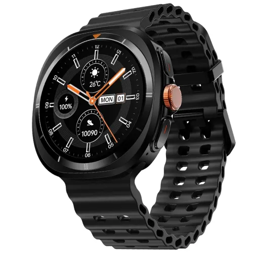 Fire-Boltt Axiom Round Smart Watch 1.43″ Super AMOLED Display with Always‑On Mode, Bluetooth Calling, Rotating Crown, SPO₂ & Heart Rate Monitor, IP67 Waterproof Silicone Smartwatch for Men – Black Fire-Boltt Axiom Round Smart Watch 1.43″ Super AMOLED Display with Always‑On Mode, Bluetooth Calling, Rotating Crown, SPO₂ & Heart Rate Monitor, IP67 Waterproof Silicone Smartwatch for Men – Black