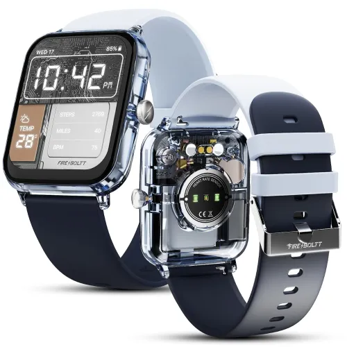Fire-Boltt Ninja Phantom Smart Watch 1.83” Display, Transparent Clear Body Design, Bluetooth Calling, 120+ Sports Modes, Voice Assistant, AI Outfit Watch Face Smartwatch for Men & Women Stealth Navy Fire-Boltt Ninja Phantom Smart Watch 1.83” Display, Transparent Clear Body Design, Bluetooth Calling, 120+ Sports Modes, Voice Assistant, AI Outfit Watch Face Smartwatch for Men & Women Stealth Navy