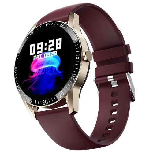 Fire-Boltt Talk Round Smart Watch 1.39″ TFT Display with Bluetooth Calling, Dual Button, Voice Assistance, SPO₂ & Heart Rate Monitor, 120+ Sports Modes, Smartwatch for Men & Women – Wine Fire-Boltt Talk Round Smart Watch 1.39″ TFT Display with Bluetooth Calling, Dual Button, Voice Assistance, SPO₂ & Heart Rate Monitor, 120+ Sports Modes, Smartwatch for Men & Women – Wine