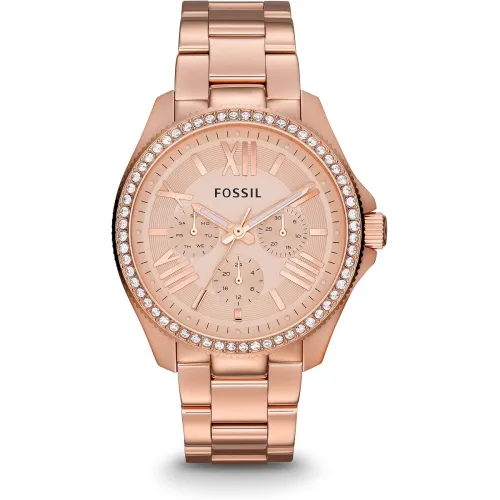 Fossil Chronograph Rose Dial Women’s Watch – AM4483 Fossil Chronograph Rose Dial Women’s Watch – AM4483