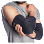 FOVERA Elbow Support Compression Sleeve for Tennis Elbow, Golfer’s Elbow, Tendonitis Pain Relief | Ideal for Workout, Tennis, Volleyball, Cricket for Men & Women (Size – L, 1 Pair)