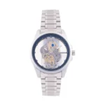 French Connection Cosmos | Skeleton Dial | Stainless Steel Strap | Quartz Watch for Men – FCK1SM