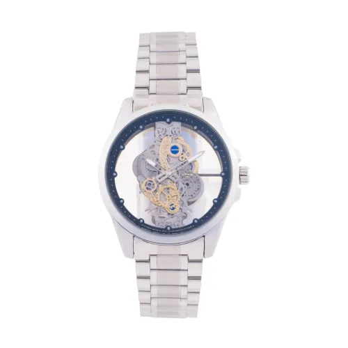 French Connection Cosmos | Skeleton Dial | Stainless Steel Strap | Quartz Watch for Men – FCK1SM French Connection Cosmos | Skeleton Dial | Stainless Steel Strap | Quartz Watch for Men – FCK1SM