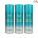 French Essence Triumph Body Spray for Men | Long Lasting Deodorant with Fresh Scent | Strong Perfume Deo for Men | 150ml Each – Pack of 3