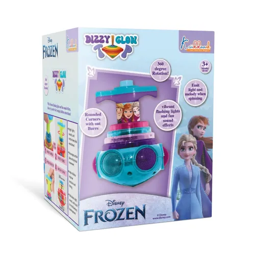 Frozen Dizzy Glow Top – LED Light & Music Spinning Top Toy for Kids, Magic Musical Spinner with 360° Rotation, Turkish Blue Frozen Character Toy for Boys & Girls Age 3+, Battery Operated Frozen Dizzy Glow Top – LED Light & Music Spinning Top Toy for Kids, Magic Musical Spinner with 360° Rotation, Turkish Blue Frozen Character Toy for Boys & Girls Age 3+, Battery Operated