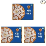 GO DESi Classic Kaju Katli – 200/180 grams | No Artificial Flavours | Rich, Nutty Taste | Sweets | Mithai (Pack of 3)