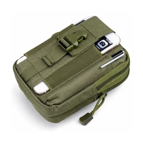 GOCART WITH G LOGO Men’s Nylon Outdoor Tactical Waist Bag EDC Molle Belt Waist Pouch Security Purse Phone Carrying Case (Green) GOCART WITH G LOGO Men’s Nylon Outdoor Tactical Waist Bag EDC Molle Belt Waist Pouch Security Purse Phone Carrying Case (Green)