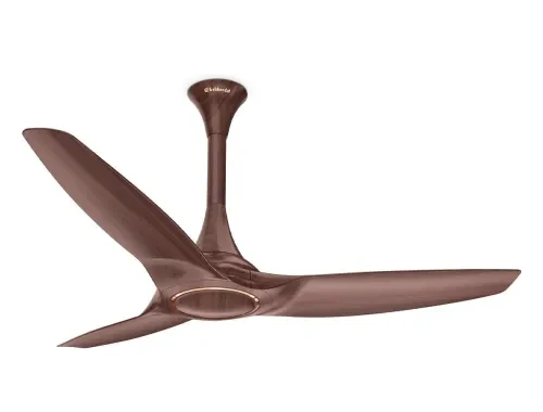 Goldmedal Hush-Air 1250mm Bee Certified Star Rated Super Decorative Ceiling Fan|Anti Dust| Smooth & Silent Operation|2 years Warranty -American Walnut