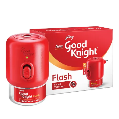 Good Knight Flash Liquid Vaporiser Combo Pack | Machine + Refill | 2x Faster Than Before | Mosquito Repellent Refill | India s Most Powerful Liquid Vaporizer Good Knight Flash Liquid Vaporiser Combo Pack | Machine + Refill | 2x Faster Than Before | Mosquito Repellent Refill | India s Most Powerful Liquid Vaporizer