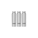 GOPI Slim Stainless Steel Water Bottle, Set of 3, 1 liter Each