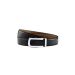 HALDEN BURLEY Belts For Men Leather Original (Free Size Fits Up to 44 Inch Waist) Ratchet Straps, Unique Magnetic Auto-lock Buckle Belt For Man