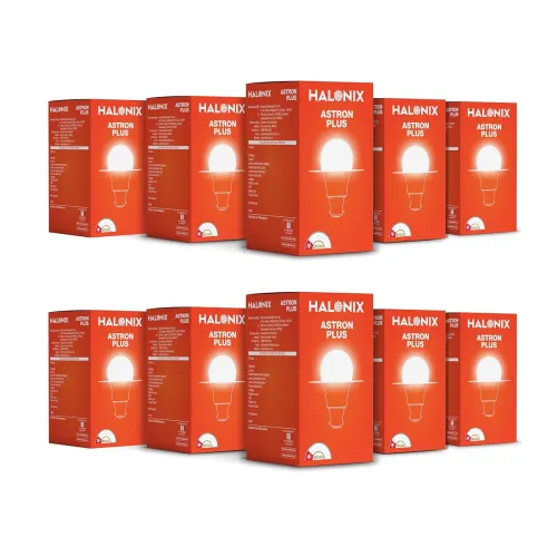 Halonix 10W B22 LED Cool Day Light Bulb, Pack of 10 Halonix 10W B22 LED Cool Day Light Bulb, Pack of 10