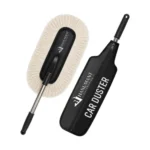 H HANUMANT ENTERPRISE Swift Swipe Car Duster with Paraffin Wax-Treated Cotton Strands | Scratch-Free & Lint-Free Car Cleaning Brush | Long Handle | Reusable Waterless Dust Cleaner for Car, SUV & Bike