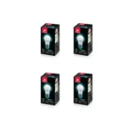 Havells 9w LED Bulb for Home & Office |B22 LED Bulb Base |Cool Day White Light (6500K) |4Kv Surge Protection |High Voltage Protection |Eco Friendly Energy Efficient | Pack of 4