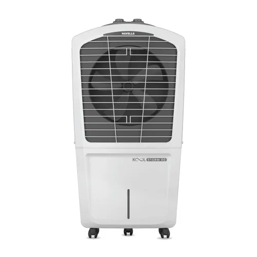 Havells KoolStorm 80 L Desert Air Cooler for Home/Office|Powerful Air-Delivery|Dual Flow Technology| Bacteria Shield Honeycomb Pads|XXL Ice Chamber| Ice Chill Drip Technology|Front Wheels with brakes Havells KoolStorm 80 L Desert Air Cooler for Home/Office|Powerful Air-Delivery|Dual Flow Technology| Bacteria Shield Honeycomb Pads|XXL Ice Chamber| Ice Chill Drip Technology|Front Wheels with brakes