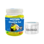 HOTKEI Half Kg (Lemon 500 Gm) Multipurpose Car Ac Vent Interior Dashboard Dust Dirt Cleaning Cleaner Slime Gel Jelly Putty Kit For Keyboard Electronic Gadgets Cleaning Kit Car Vehicle Interior Cleaner