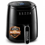 INALSA Air Fryer 4.2 ltr | 1400 W with Air Crisp Technology | Temperature & Timer Control | 8 Preset Menu & Digital Display | Air fry, Bake, Roast, Reheat, Dehydrate | Airfryer Recipe book (Tasty Fry Digital)