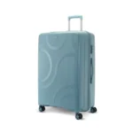 Kamiliant by American Tourister Selva | Trolley Bag Check-in Medium Size (69 cms) for Travel| Hard Case Polypropylene (PP) Suitcase|360° 8-Wheel Spinner Luggage Trolley|Combination Lock|Stone Blue