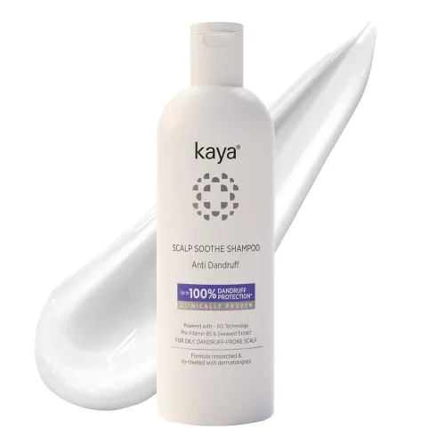 Kaya Anti Dandruff Shampoo 200ml | Mild Scalp Purifying Shampoo with Vitamin B5 & Seaweed Extracts | Nourishes Scalp | Reduces Dryness Kaya Anti Dandruff Shampoo 200ml | Mild Scalp Purifying Shampoo with Vitamin B5 & Seaweed Extracts | Nourishes Scalp | Reduces Dryness