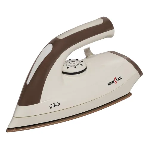 Kenstar Glido 1000 W Dry Iron (Brown & Ivory) Kenstar Glido 1000 W Dry Iron (Brown & Ivory)