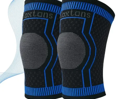 Knee Caps for Women and Knee Support for Men, Anatomically Designed with 3D Seamless & Angular Design for Enhanced Comfort and Support, AEROFLEX Pro, Size M