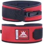 Kobo Flex Weave Lever Powerlifting Belt Bodybuilding Deadlift Squat Workout Strength Training for Men & Women
