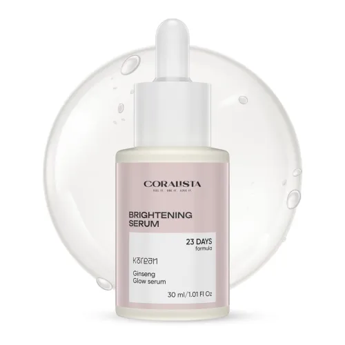 Korean Glow Serum with Ginseng,Vitamin C & Hyaluronic Acid – 30ml | K-Beauty Radiance Booster | 98% Natural, 72% Organic | Face Serum for Brightening Serum 30ml (Pack of 1) Korean Glow Serum with Ginseng,Vitamin C & Hyaluronic Acid – 30ml | K-Beauty Radiance Booster | 98% Natural, 72% Organic | Face Serum for Brightening Serum 30ml (Pack of 1)