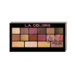 L.A. COLORS Sweet 16 Color Eyeshadow Palette Shimmery Finish, Brave, 20g (Multicolor)