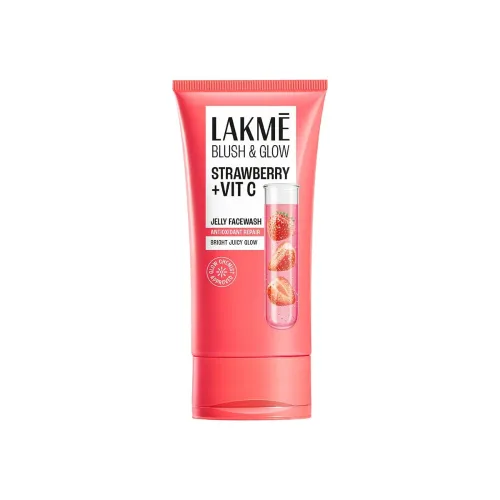 Lakme Blush & Glow Strawberry Freshness Gel Face Wash with Strawberry Extracts|| 150 g Lakme Blush & Glow Strawberry Freshness Gel Face Wash with Strawberry Extracts|| 150 g