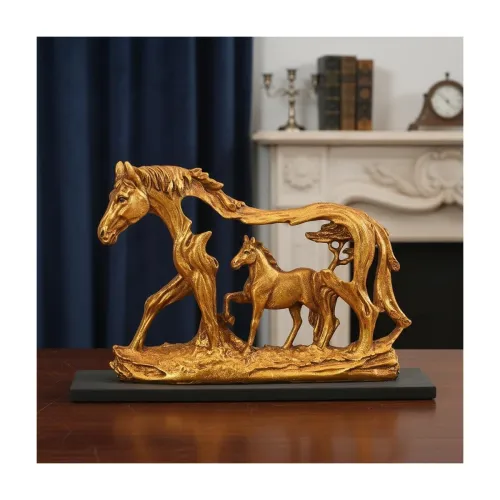Lamcy Plaza Resin Golden Running Horse Statue Showpiece – 8.5 Inch | Home Decor Items for Hall Showcase, Living Room & Bedroom | Resin Home Decor Showpiece for Gift Purpose Lamcy Plaza Resin Golden Running Horse Statue Showpiece – 8.5 Inch | Home Decor Items for Hall Showcase, Living Room & Bedroom | Resin Home Decor Showpiece for Gift Purpose